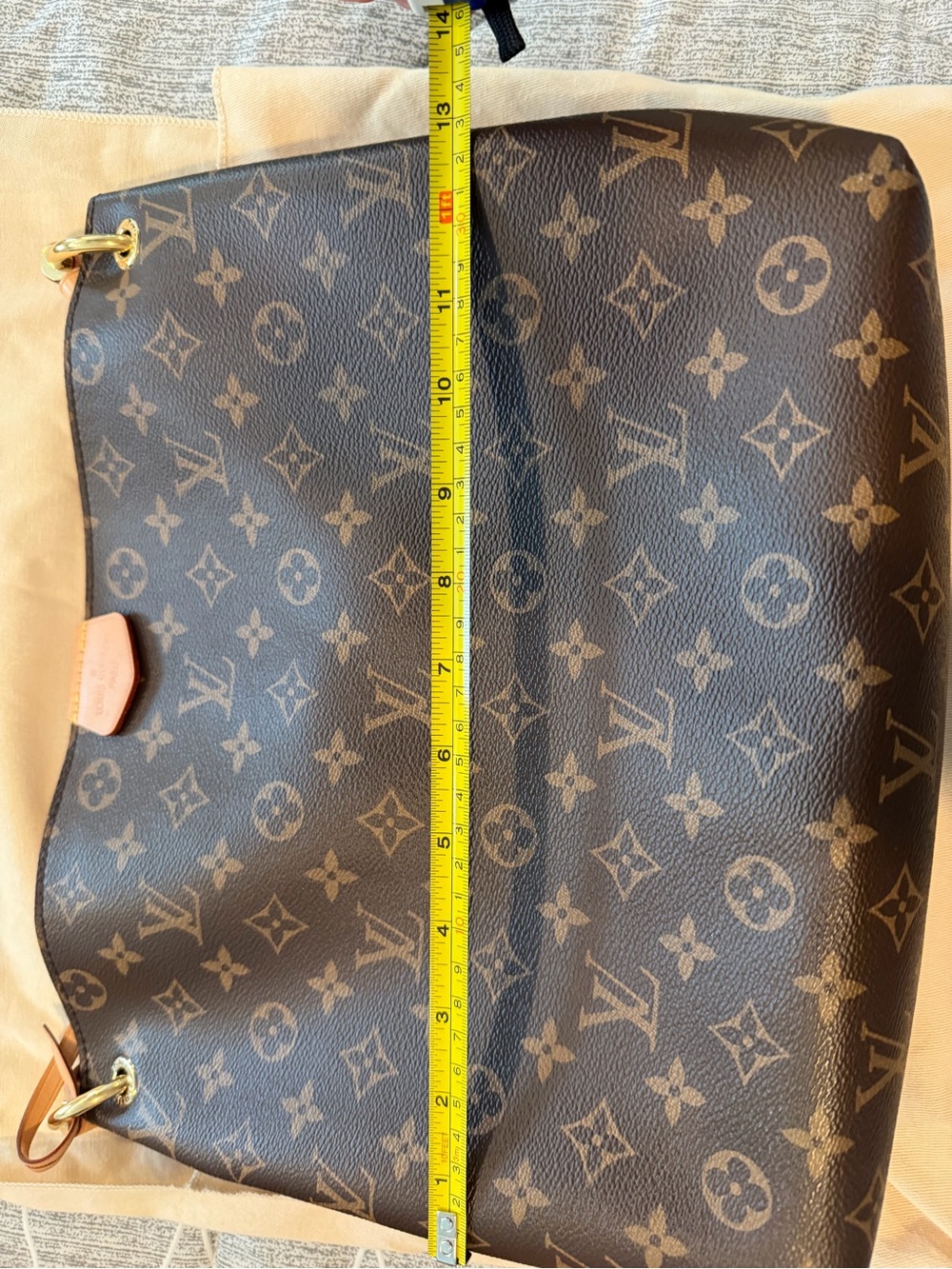 Louis Vuitton Graceful PM MNG Beige/Brown Monogram Shoulder Bag - Picture 16 of 17